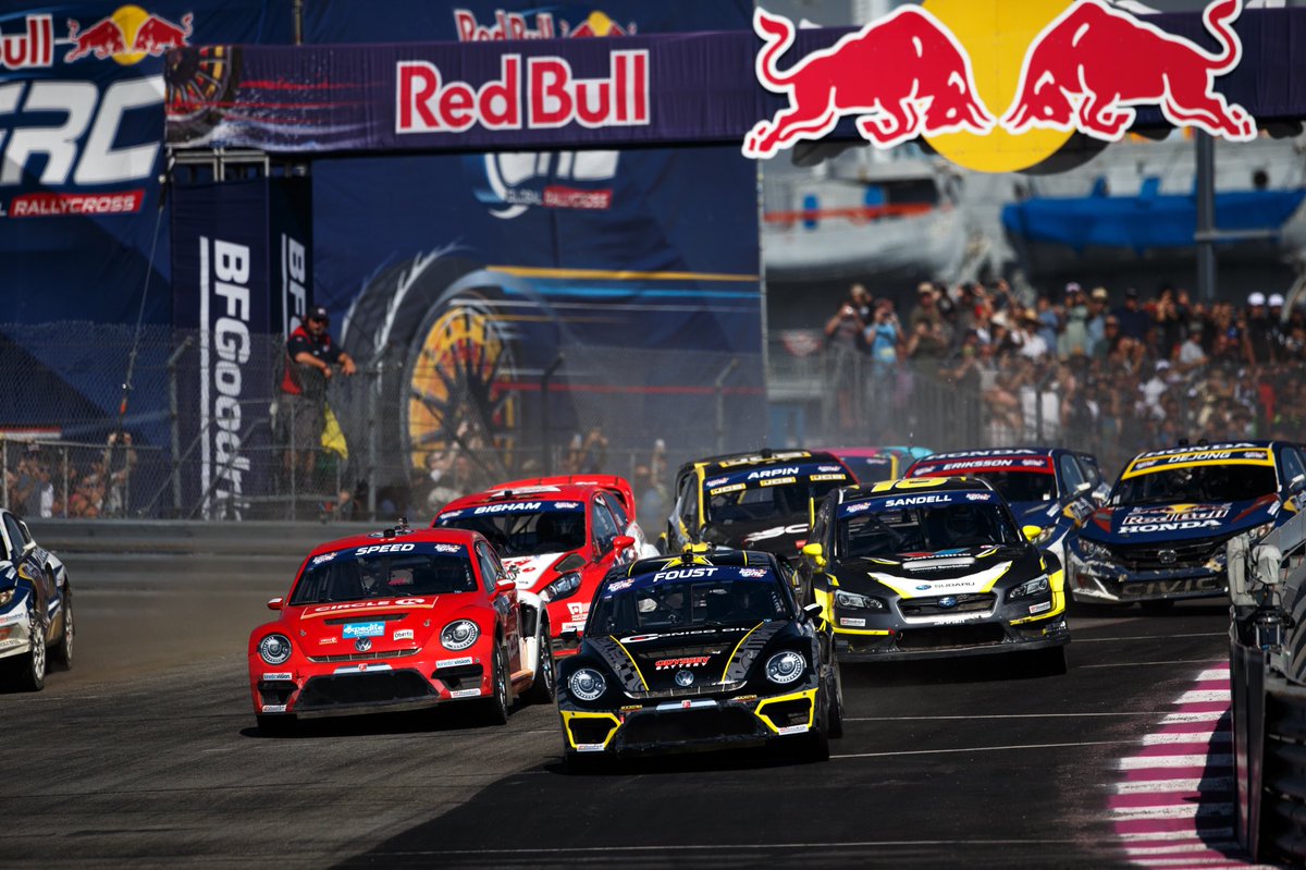 .<a href="/redbull/">Red Bull</a> @grcseries #LosAngeles
1️⃣ <a href="/TannerFoust/">Tanner Foust</a>
2️⃣ <a href="/scottspeed/">Scott Speed</a>
3️⃣ <a href="/patriksandell/">Patrik Sandell</a>