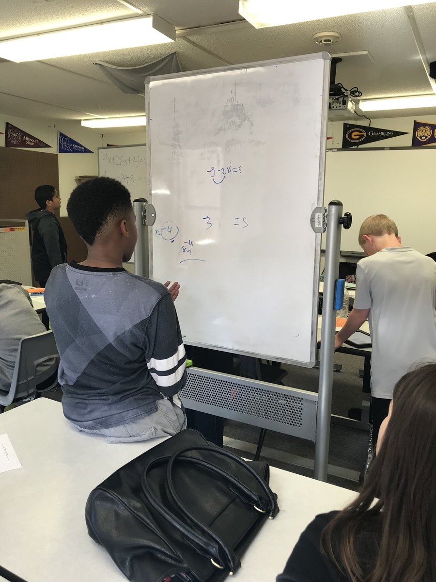 MrsElliottMath's tweet photo. 4 complete tutorial groups in AVID 7. Tackling common misconceptions from math class.  #smsrocks #cpsavid https://t.co/o1chuz1Xnz
