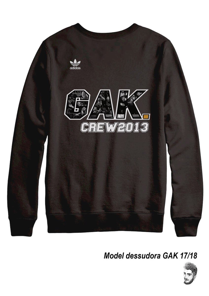 GAKBlanes's tweet photo. Nou model de dessuoadora edició limitada i enganxines de la GAK 17/18🔥

Dessuadora: Soci 20€/No S. 25€
Enganxines: Soci gratis / No S. 2€ https://t.co/7ywdA3DJRH