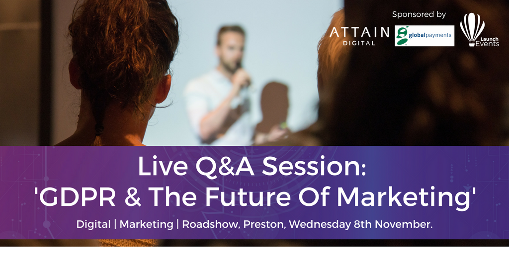 #WyreFyldeHour #ChorleysHour Do u have questions about #GDPR? Want them answered live? Here you go: launcheventsnw.co.uk/schedule/gdpr-… #DataProtection