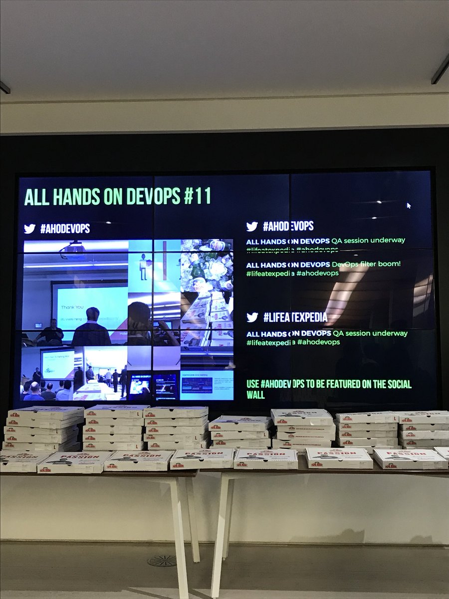 KatyBee_'s tweet photo. Great turnout and talk from Tech Director Chris Rice on our DevOps journey! Ps... we’re hiring!! #lifeatexpedia #ahodevops https://t.co/oZPfnJZAA8