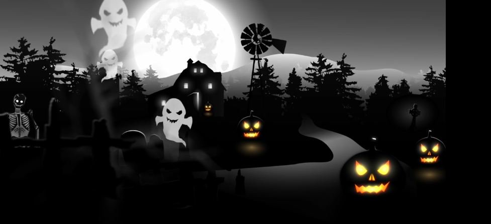 Need a scary backdrop for your Halloween party this weekend? Look no further! indemand.com/halloween/