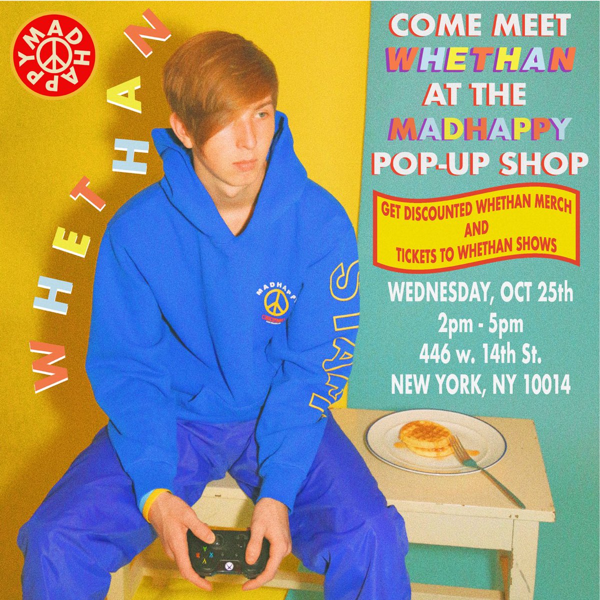 whethanmusic's tweet photo. NYC COME HANG https://t.co/0qdIIskvrg