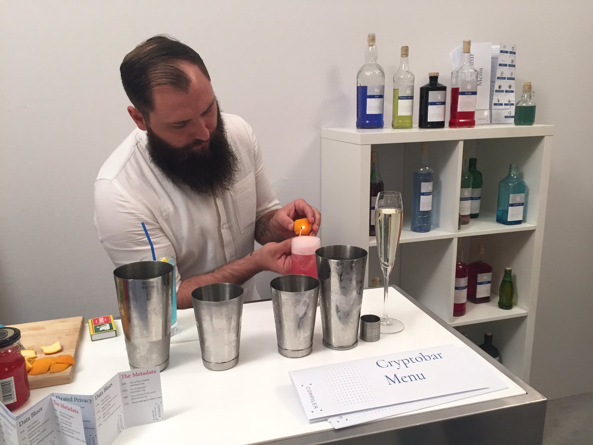compilerzone's tweet photo. Cryptobar 2.0 at #TheGlassRoom @Info_Activism ๐พ๐ธ #datadetox #compilerzone https://t.co/VNSped71CY