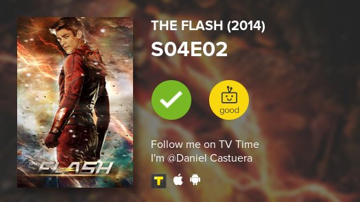dacast's tweet photo. I've just watched episode S04E02 of The Flash (2014)! https://t.co/Qm4gM8qoOY #tvtime https://t.co/QpL2qTPNJr
