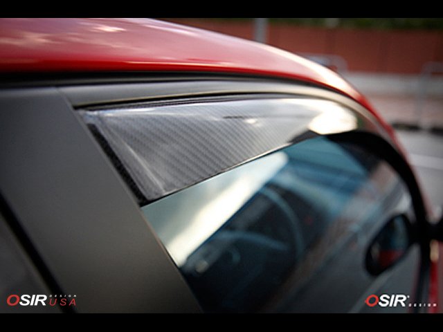 OSIRDesign's tweet photo. #OSIRDesign carbon fiber window spoiler/rain guards for the #VW #MkV #OSIR #OSIRUSA #OSIRDesignUSA https://t.co/htMqz8E4I7