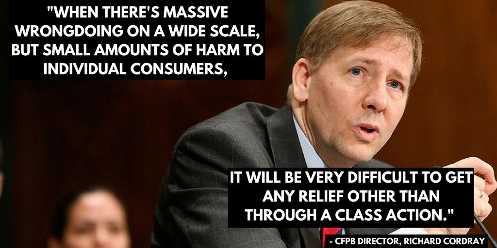 CLICCoalition's tweet photo. When there is widespread wrongdoing, like Wells Fargo’s 2 mil+ fake accounts, #classactions are critical to ensuring consumers’ day in court https://t.co/99g4pfsBAl