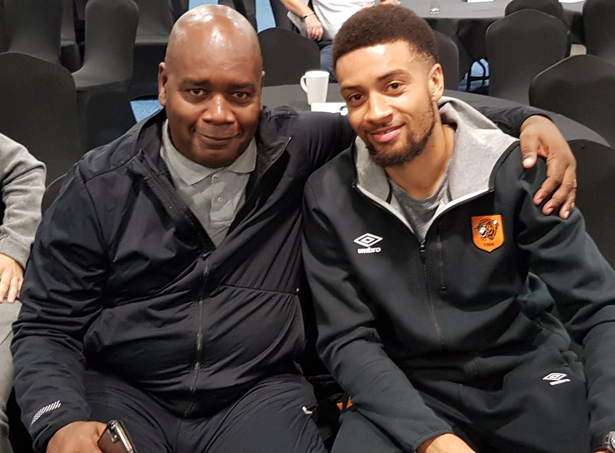 HCOSC_Official's tweet photo. Supportive family, @Big_Hec35 and his dad had a great night at #HCOSC Meet The Players Night tonight https://t.co/s1HH8AaU6d