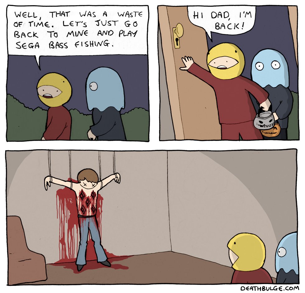 deathbulge's tweet photo. throwback to my first ever halloween comic from FIVE YEARS AGO #OLD #OLD #OLD https://t.co/pz70gO9Kf0 https://t.co/jcbaMJv0Ea