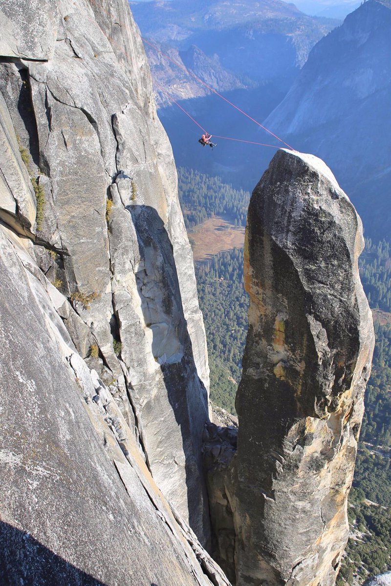 SUGenOrange's tweet photo. Sterling Boin ’14, president of the SU Alumni Club of Colorado/member of Generation Orange Leadership Council, showing SU pride in Yosemite! https://t.co/bMpbYyBLI7