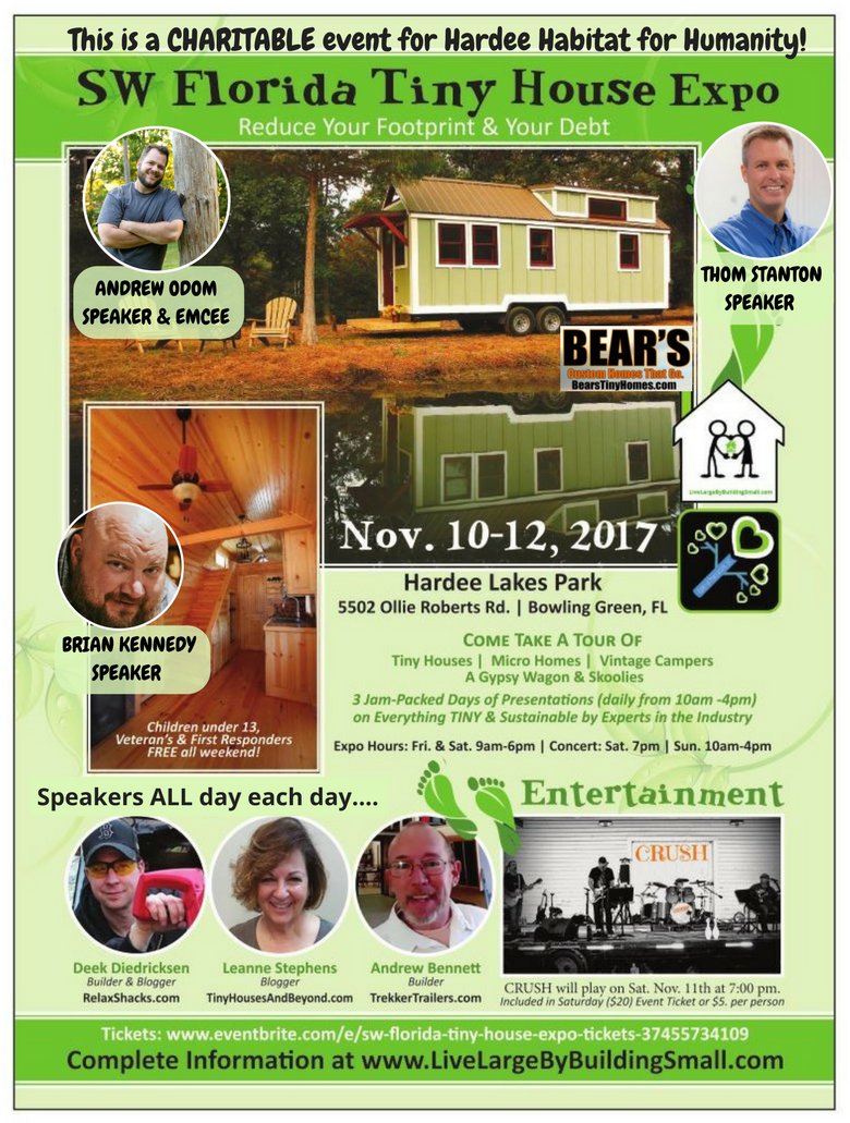 SW FL TinyHouse Expo (@swfltiny_expo) on Twitter photo SW Florida Tiny House Expo <a href="/SWFLtiny_expo/">SW FL TinyHouse Expo</a> is coming Nov. 10-12, 2017. Tickets: eventbrite.com/e/sw-florida-t… SW Florida Tiny House Expo <a href="/SWFLtiny_expo/">SW FL TinyHouse Expo</a> is coming Nov. 10-12, 2017. Tickets: eventbrite.com/e/sw-florida-t…