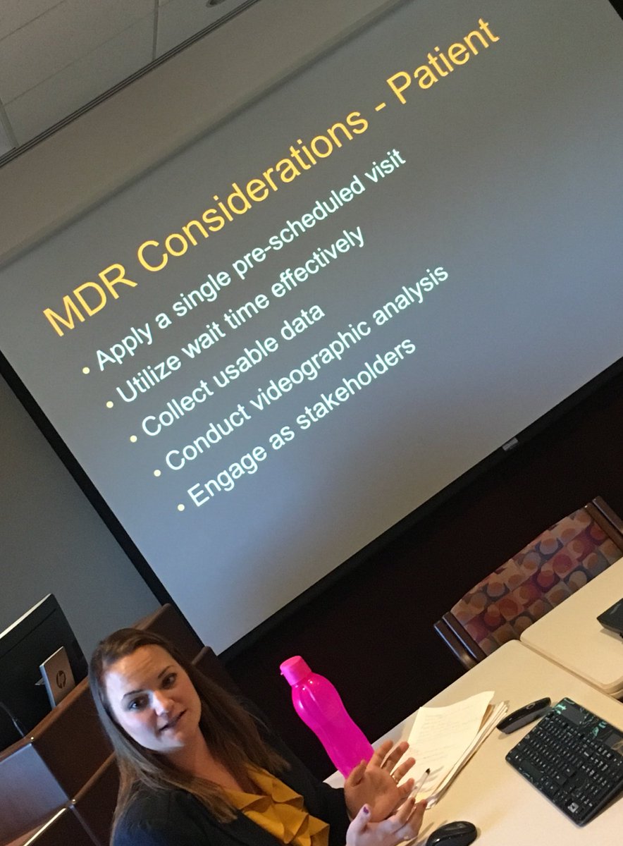 Annie_LeBlanc's tweet photo. @Srhdick on the need to be mindful of patient time and burden that research brings #MDM2017 https://t.co/zlI8BgaZrv