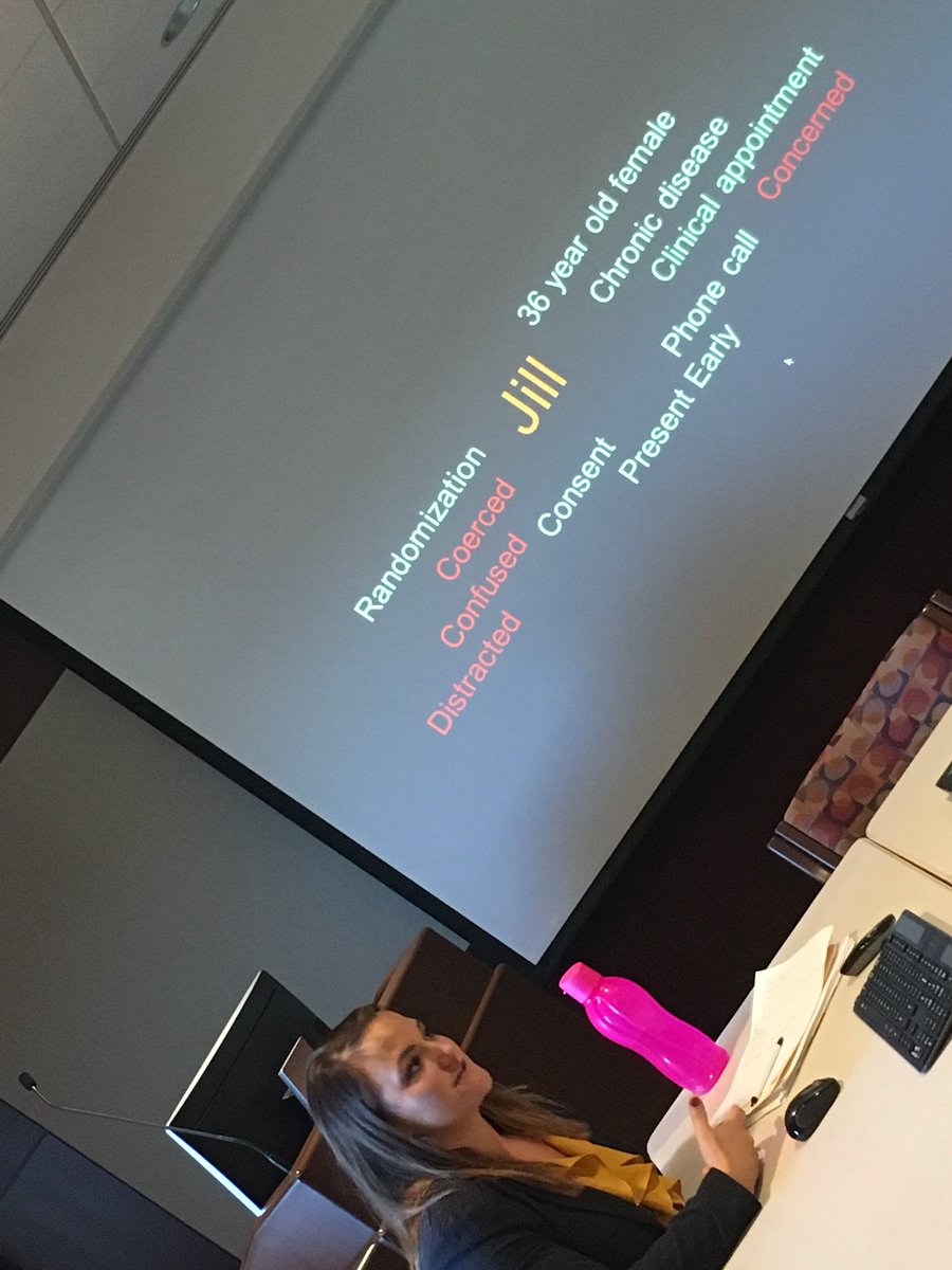 Annie_LeBlanc's tweet photo. @Srhdick presenting on minimally disruptive research - a pathway to kind & careful research #MDM2017 @KerUnit https://t.co/m5qujJuQgk