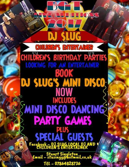 DJSlugPreston's tweet photo. Looking for a children's Entertainer for you child's birthday party???  book now with DJ SLUG 🎉🎉🎉🎶🎶🎶 https://t.co/271Y3Tj2ei