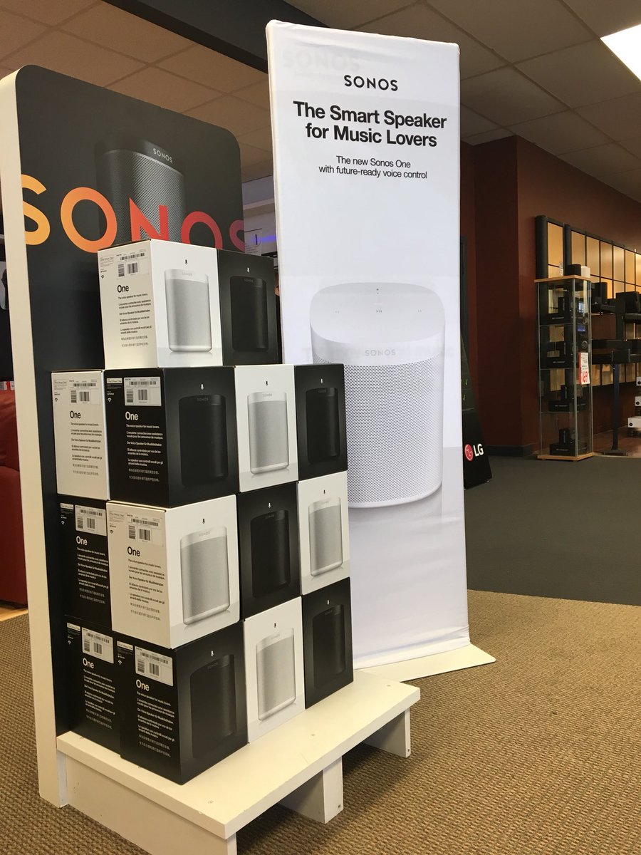 Natural_Sound_'s tweet photo. The new Sonos One has arrived!! https://t.co/zGCq1wMrzu