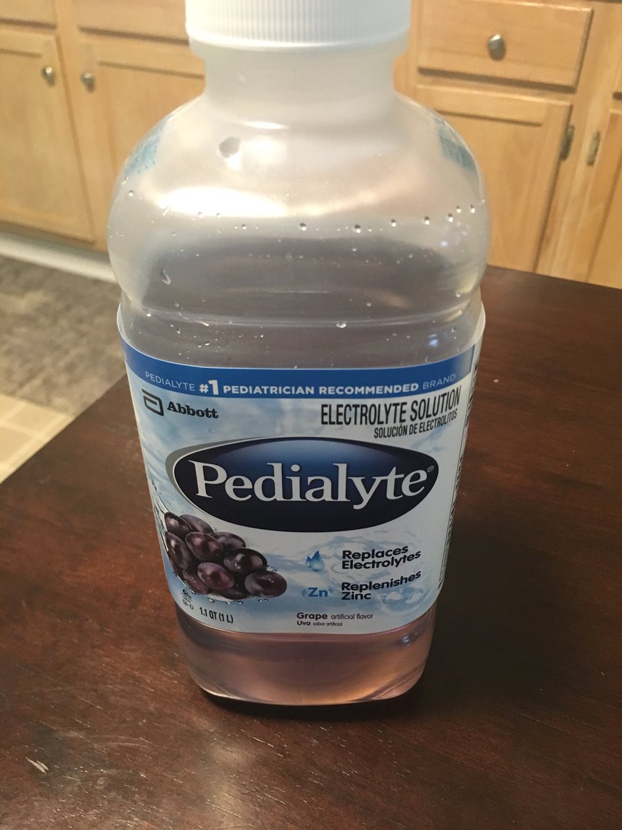 GPetrea22's tweet photo. Needed this @pedialyte! Its not enhanced with 33% more electrolytes but it’ll do. Now to find out how to get a #socialyte VIP care package🤔 https://t.co/WZsauADYvu