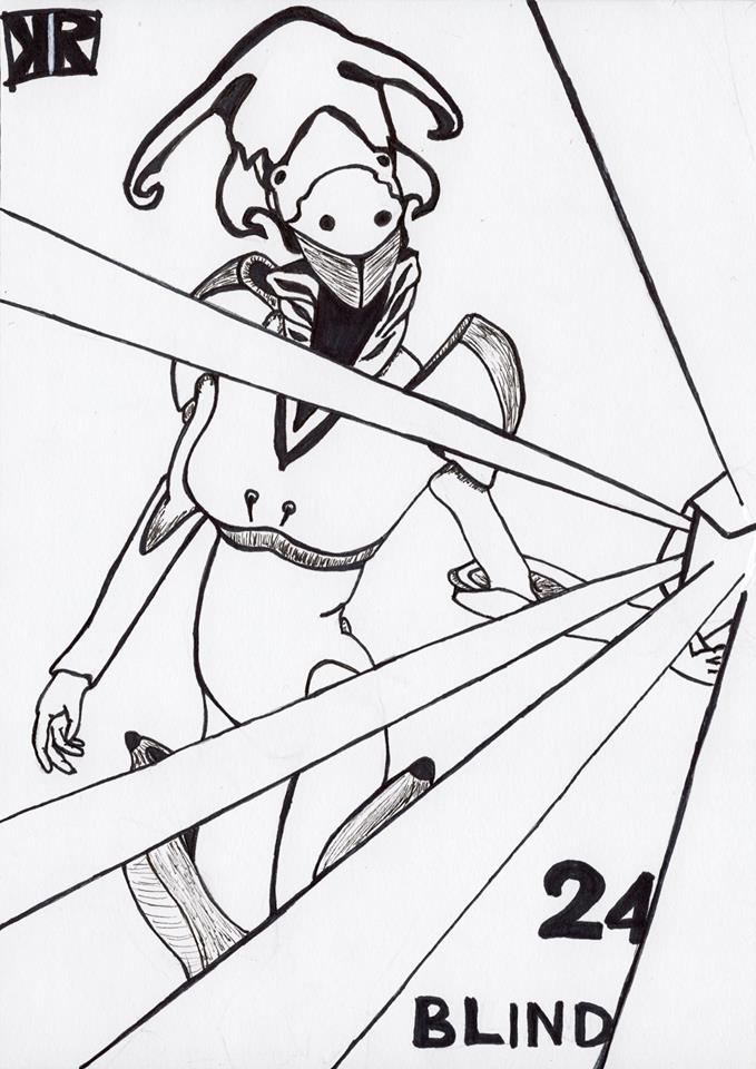 Nicolas_Bordier's tweet photo. Day 24 - Blind #Warframe #warframeinktober #inktober #inktober2017 #mirage https://t.co/zlNz78PGRE
