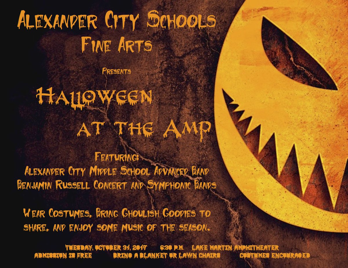 BRHSPride's tweet photo. Come join the #BRHSPride and ACMS Advanced band for an evening of treats, costumes, MUSIC, and ghostie fun! #PACRocks #miltb #Wookiescanplay https://t.co/X07PdrK8FG