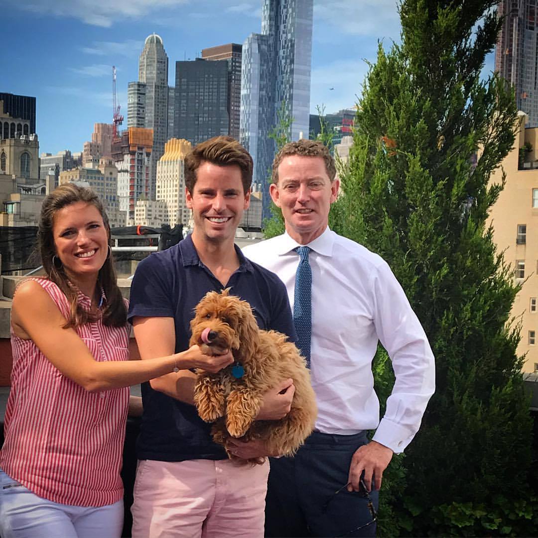 GlassViewMedia's tweet image. #GlassView Founder &amp;amp; CEO James G Brooks Jr. (and Possum 🐕) meeting with board members Lord Gregory Barker and Clémence von Mueffling