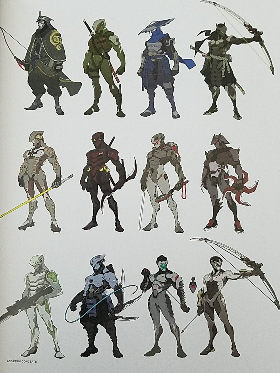 nipah on twitter all the genji concept art is fantastic genji concept art is fantastic