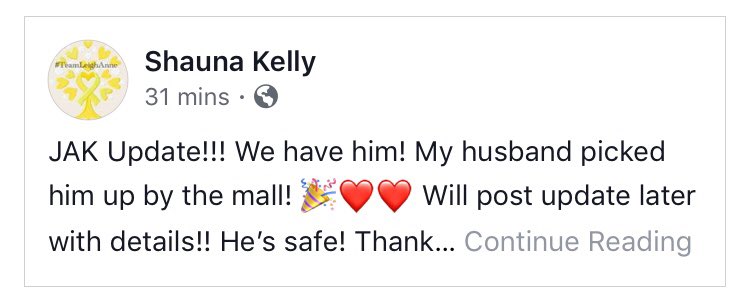 Brookejkb14's tweet photo. Jak is home safe! Thanks so much to everybody who helped look for him we really appreciated itβ€οΈπΆπ #jaksback https://t.co/rF4YPhQUCM