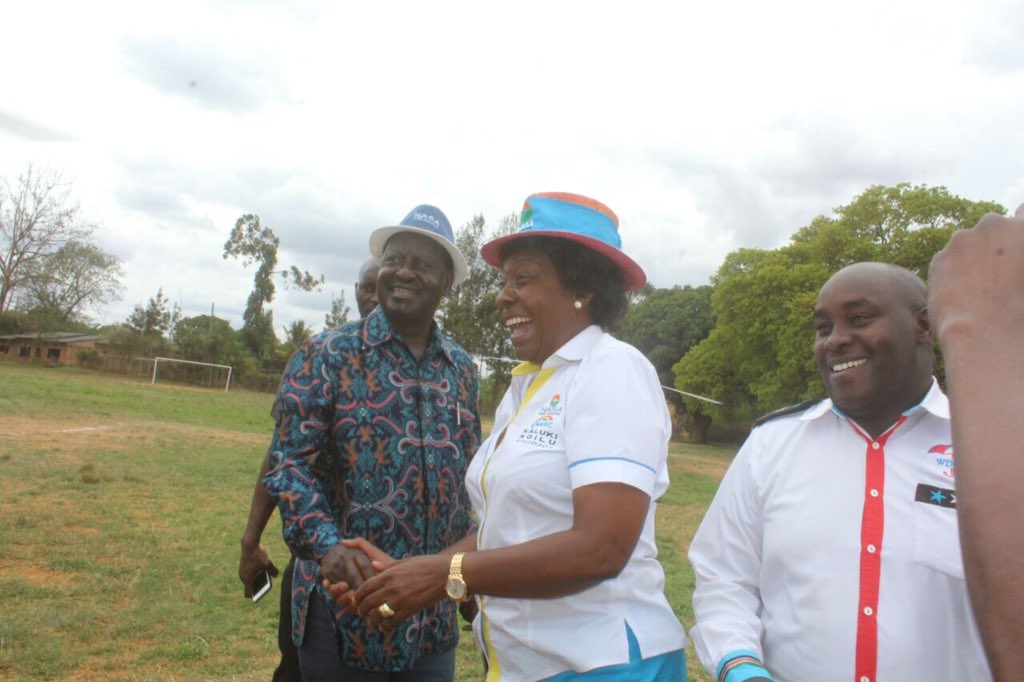 mamangilu's tweet photo. I hosted @RailaOdinga, @Wetangulam, @HassanAliJoho and other @CoalitionNASAKe leaders in Kitui county for a NASA rally. #NoReformsNoElection https://t.co/i0qo5b5XGm