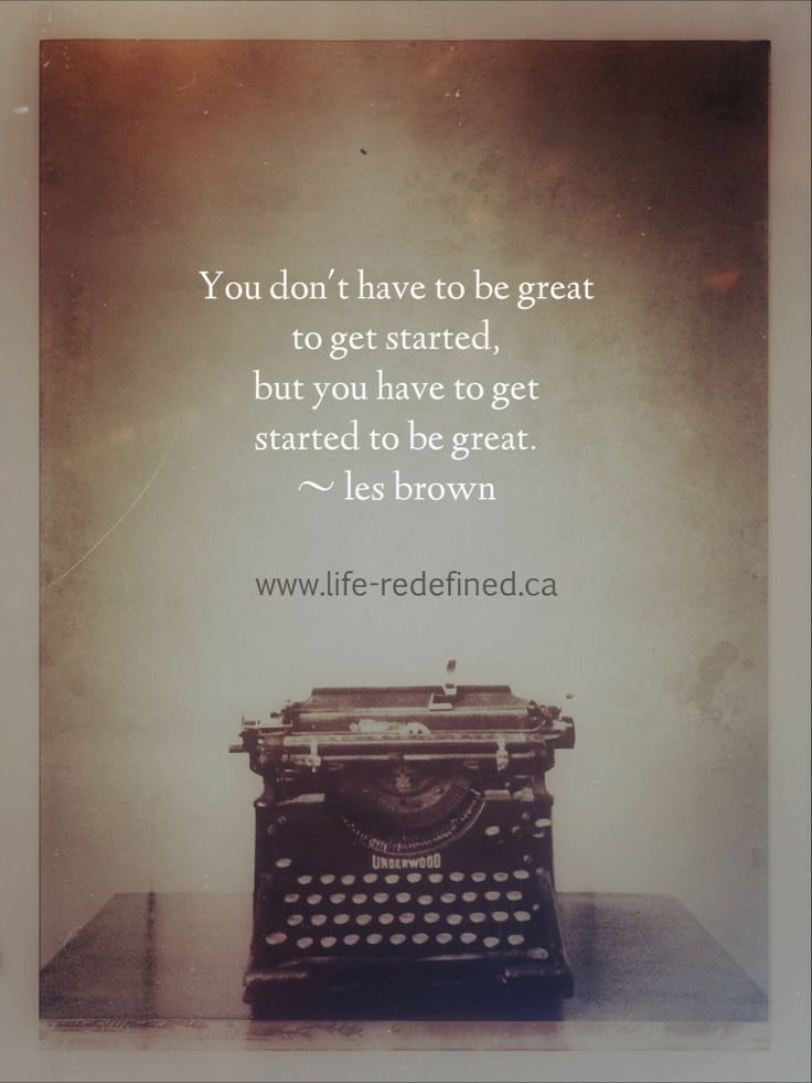 NaNoLosAngeles's tweet photo. Day 54 Writing Quote: "You don't have to be great to get started, but you do have to get started..." Les Brown #NaNoLAPrep #writingquote https://t.co/4ewKgv9HPK