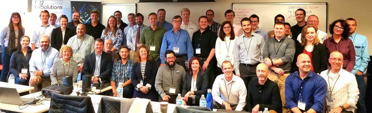 MFR_EDGE's tweet photo. Great group of people whose minds are being blown away by @GEAdditive! #GE_CO_DfAM #mfgisnow https://t.co/bdjQSLDZcn