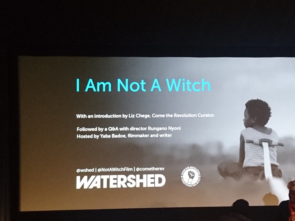 karenawilkes's tweet photo. #IAmNotAWitch now showing at #wshed Bristol. Catch this amazing film if you can. https://t.co/j34UTyvxiF