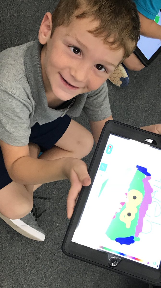 tgbeach's tweet photo. βGo Away Big Green Monster!β K Ss following directions to create a monster and post to @Seesaw #IRESthebest #613strong @VCSTitleITech https://t.co/sSEJWn7AFd