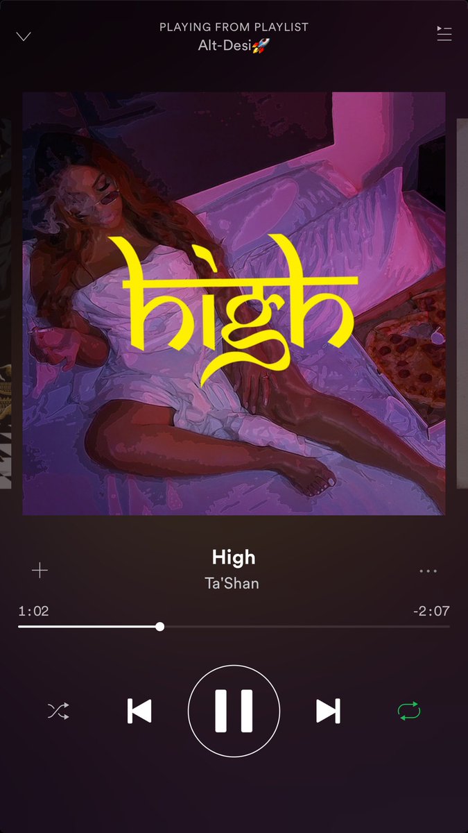AsiansInMusic's tweet photo. We’re vibing to @TaShanMusic‘s jam #High on our #AltDesi🚀 @Spotify playlist. Check it & hit follow 🎧 >> https://t.co/yzMEeYlz8u https://t.co/VICkB39gHd