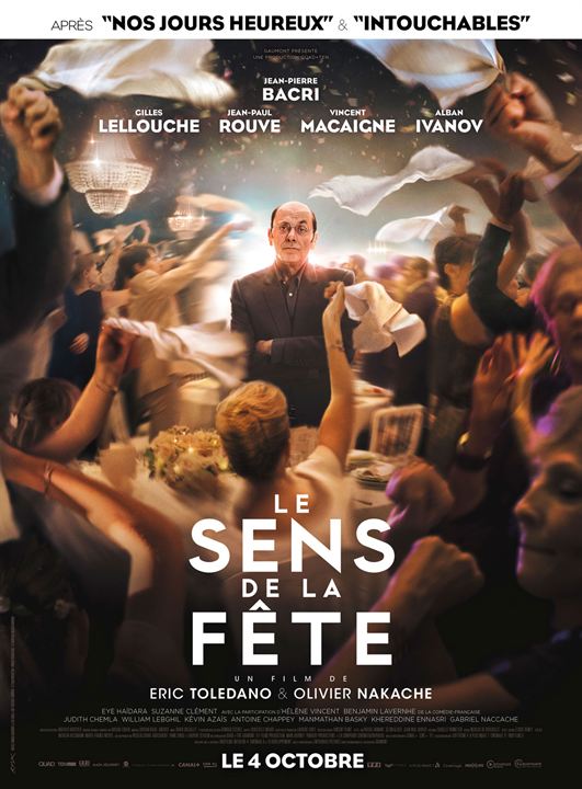 pologator's tweet photo. #LeSensDeLaFête,le dernier-né du duo Tolédano-Nakache est un #FeelGoodmovie réussi nous plongeant dans l’envers du décor d’une noce.#MrBacri https://t.co/U48BrflCT8
