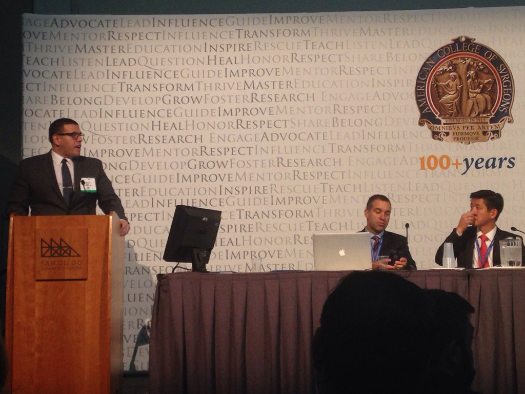 Joe Canner (@candeux) on Twitter photo .<a href="/HopkinsMedicine/">Johns Hopkins Medicine</a> student Aldo Gonzalez presenting work w/ <a href="/KimSteeleMD/">Kimberley Steele, MD, PhD</a> on #BariatricSurgery & #diabetes #ACSCC2017 .<a href="/HopkinsMedicine/">Johns Hopkins Medicine</a> student Aldo Gonzalez presenting work w/ <a href="/KimSteeleMD/">Kimberley Steele, MD, PhD</a> on #BariatricSurgery & #diabetes #ACSCC2017
