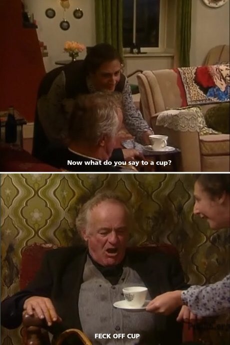 DougalMacGuire's tweet photo. What do you say to a cup? https://t.co/LyBh2gIp1t