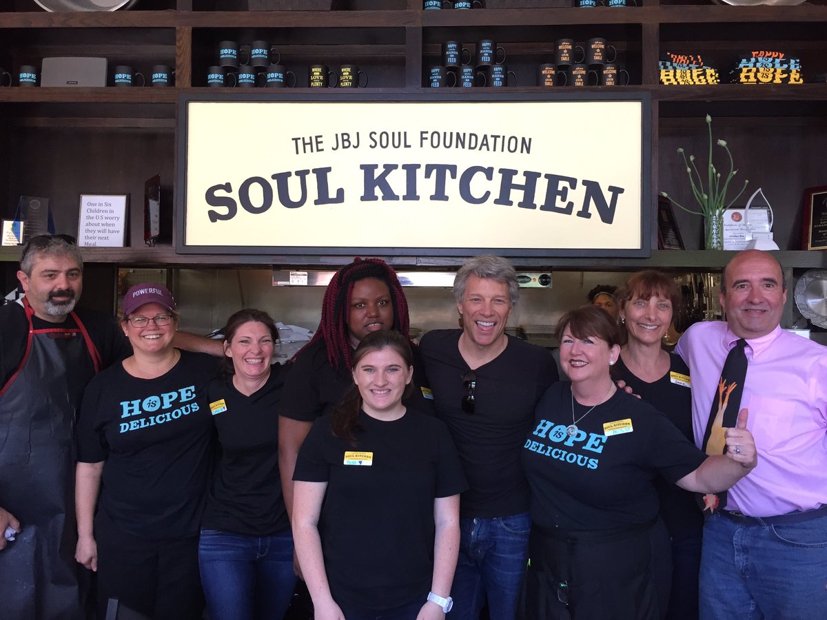 jonbonjovi's tweet photo. Celebrate #NationalFoodDay and visit your local community kitchen. #JBJSoulKitchen https://t.co/VYYbrBAPVw