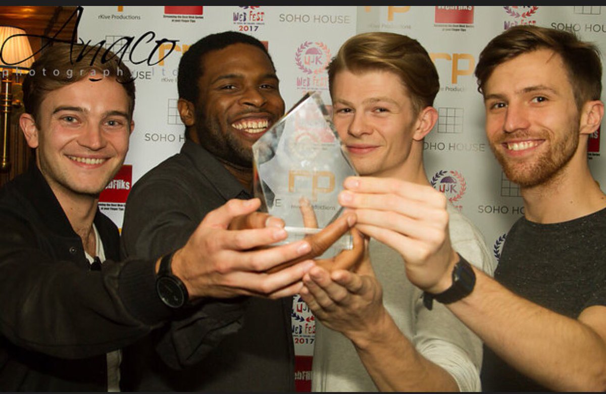UKWebFest's tweet photo. #onetowatchaward @DHABseries #season2 at #ukwebfest17 well done guys! #comedy https://t.co/3AHyryEF0e