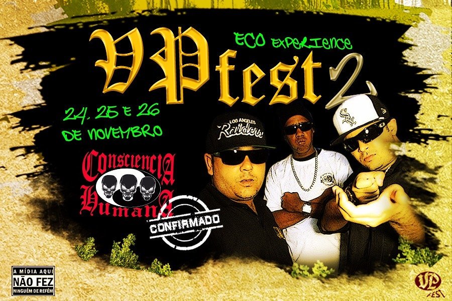 verbopesadoVP's tweet photo. Salve Família, VPFest 2 chegando pesado. Consciência Humana Online vai estar lá, vai segurando as atrações. #VPFest2 #EcoExperience https://t.co/zDuWXaVpPW