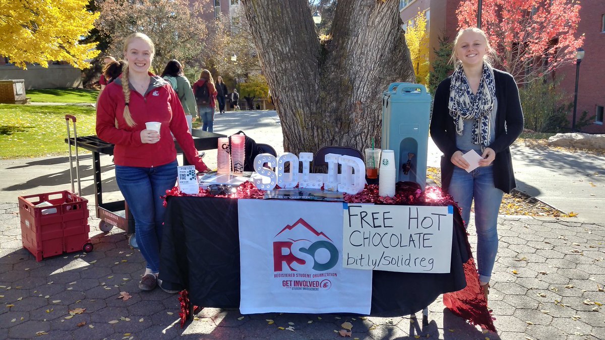 RealEvMtz's tweet photo. Get some hot chocolate and learn about the free Student Org Leadership Involvement Day! https://t.co/1SQvezHXy9 @WSUGetInvolved @WSUPullman https://t.co/W5W1sfRySM