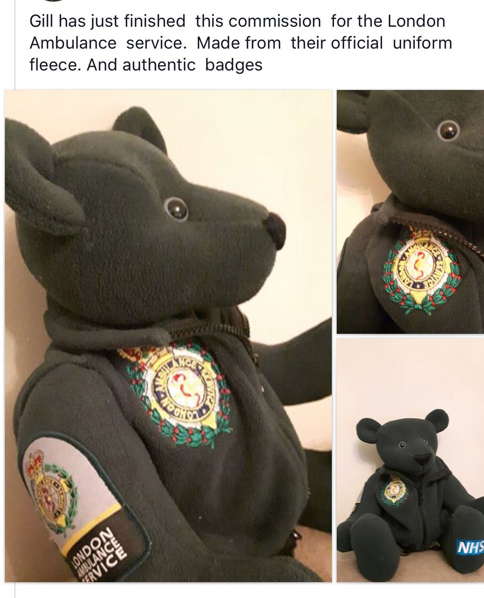 paula_burkill's tweet photo. @Ldn_Ambulance check out your new mascot #gilldobsonteddybears https://t.co/f5k2ny5CD9