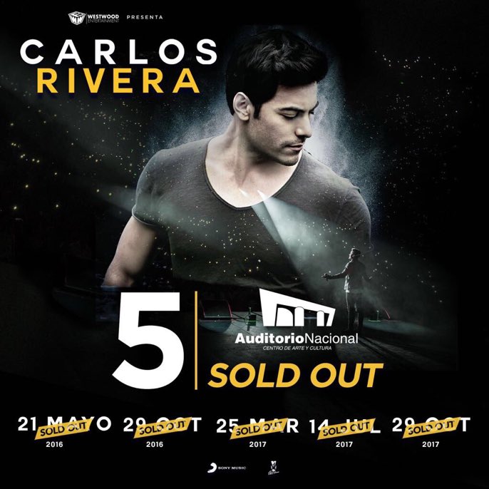 ClubSoloTu's tweet photo. ¡Lo volvimos a hacer! SOLD OUT por 5ta ocasión en el @auditoriomx con nuestro #YoCreoTour Gracias mis #Riveristas #QueNadieTeDigaQueNoPuedes https://t.co/PxdMD6qhmK
