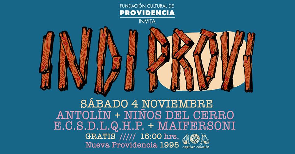 quemasucabeza's tweet photo. 4 de noviembre: @maifersoni dirá presente en la última jornada de #IndiProvi, en la Fundacion Cultural de Providencia. Entrada LIBERADA. https://t.co/2uTNesMWJ4