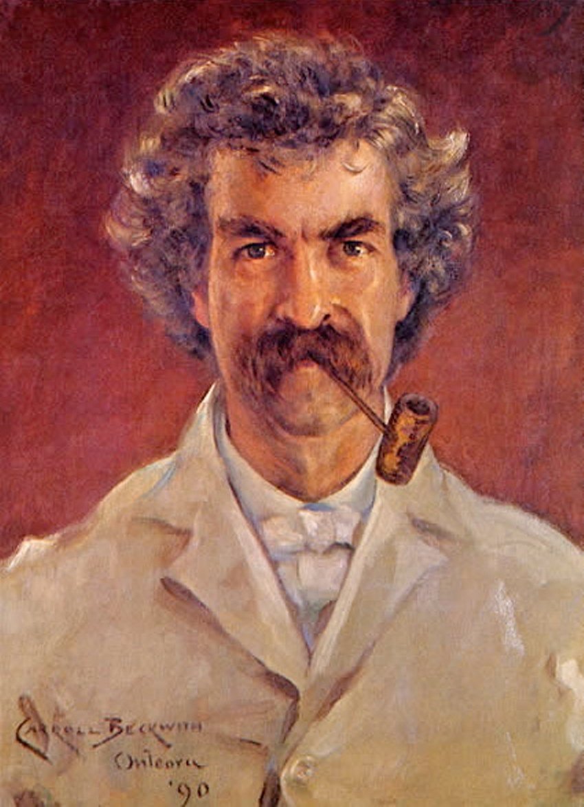 Kindness is the language which the deaf can hear and the blind can see Mark Twain - Portrait of Mark Twain by James Carroll Beckwith 1890.