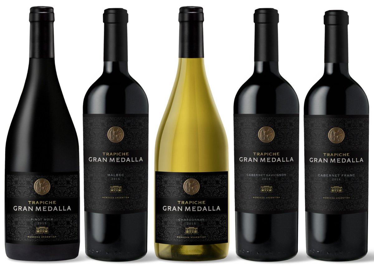 vinosybuenvivir's tweet photo. La bodega líder en exportaciones amplía su línea Trapiche Gran Medalla con un Pinot Noir y un Cabernet Franc https://t.co/r9OjSJ2DGn https://t.co/PEXVW93SiC
