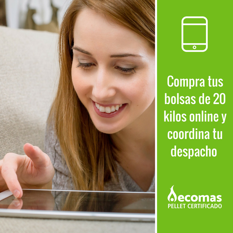 ¿Fanático de la tecnología? Desde tu Smartphone entra a nuestra página web y compra online nuestras bolsas de 20 kilos.