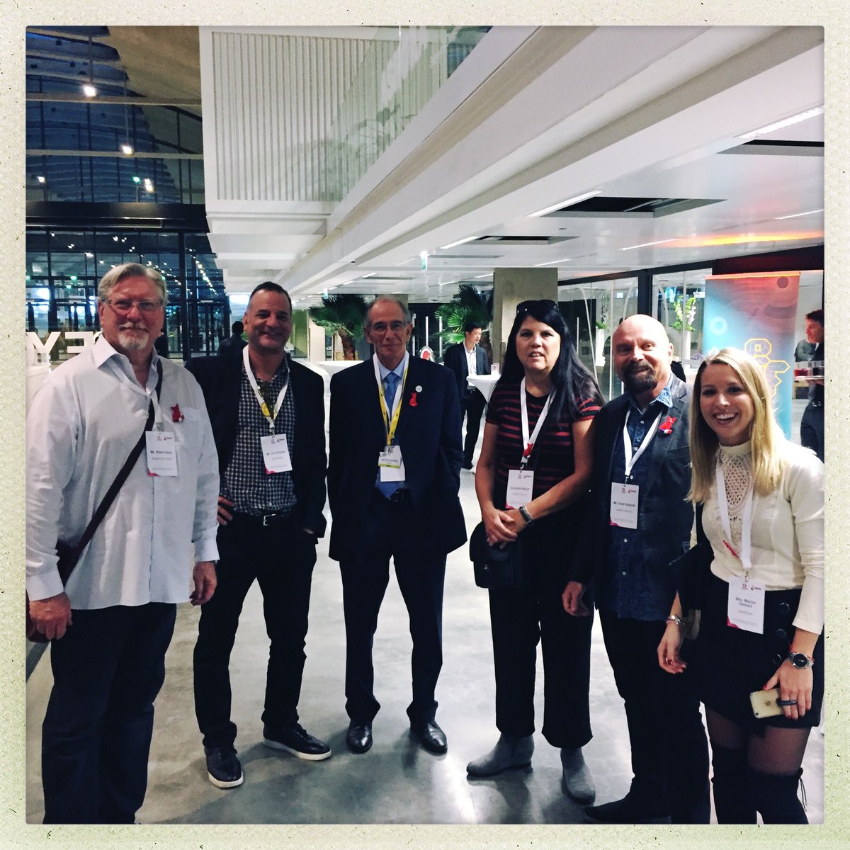 FABCAustin's tweet photo. Austin's #FrenchTech delegation for #WEF at opening party at Station F!  @lizwileyATX behind the camera. https://t.co/VtNIDBVk9R