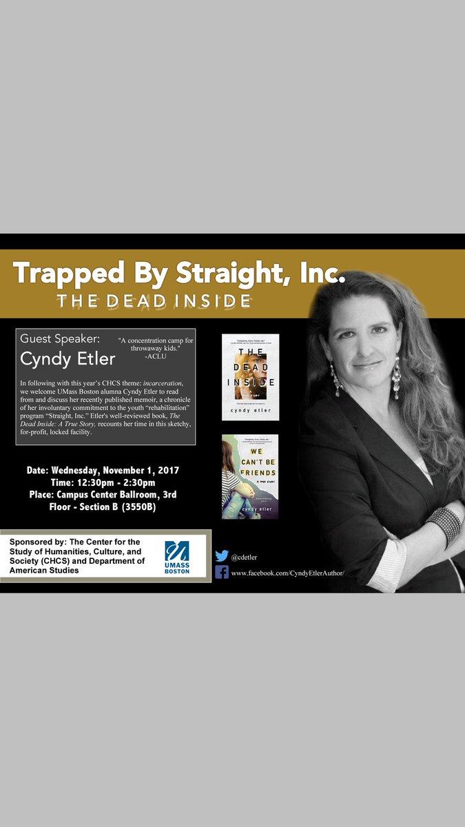 cdetler's tweet photo. Boston folks, turn up! #UMass #Boston #AuthorLife #authors #event #thedeadinside #wecantbefriends https://t.co/KPI2IqXU1F