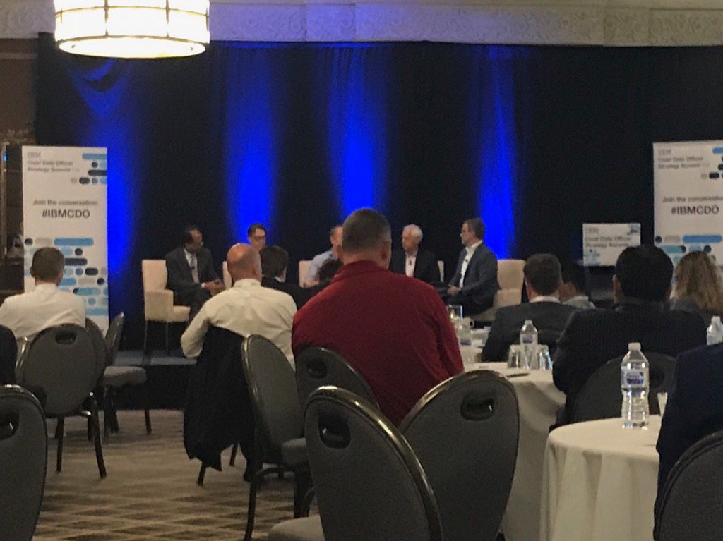 RandyBeanNVP's tweet photo. #IBMCDO "Data Dudes" Panel including Wells Fargo's John Ahrendt and Met Life's Wes Hunt @CDOHangout @IBM__Analytics https://t.co/ahCDnhUoHL