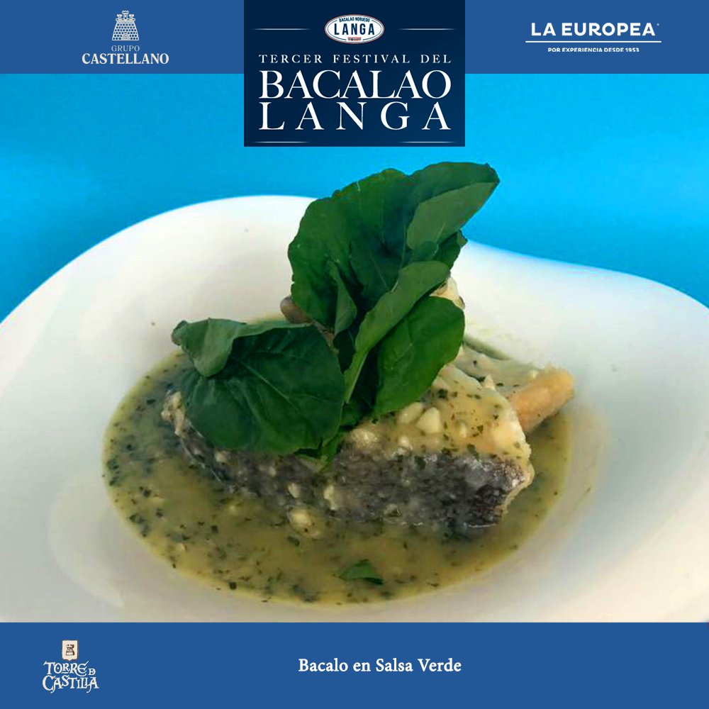 ¡Visítanos y se parte de este delicioso festival! #TercerFestivaldeBacalaoLanga @LaEuropeaMexico
