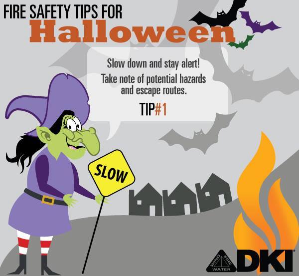 DisasterKleenup's tweet photo. #Halloween Tip 1: According to the @NFPA , the number of fires increases around Halloween. Be alert and stay safe! #firesafety https://t.co/ITzkvvY7M0