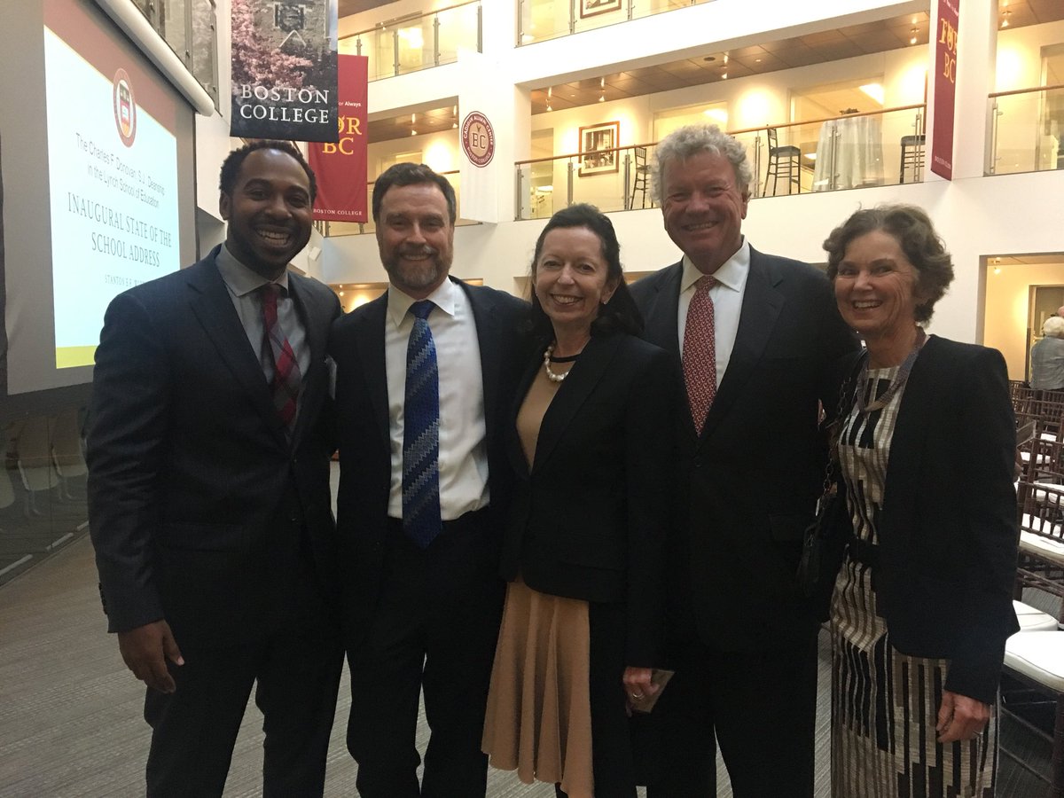 MartinJarmond's tweet photo. Enjoyed hearing from the Dean of the Lynch School...great things happening here! #BCEagles https://t.co/dM85Vfy3Bm
